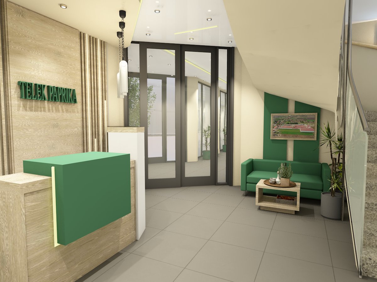 Telek Paprika Office Building - Reception - Waiting Area